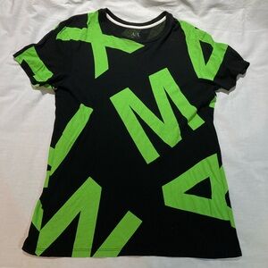 Men’s Armani Exchange AOP Logo Shirt, size Medium
